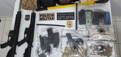 Operação policial em Iguaí apreende arsenal e termina com um suspeito morto