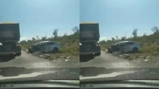 Colisão frontal mata quatro pessoas e deixa três feridas na BR-349, em Correntina