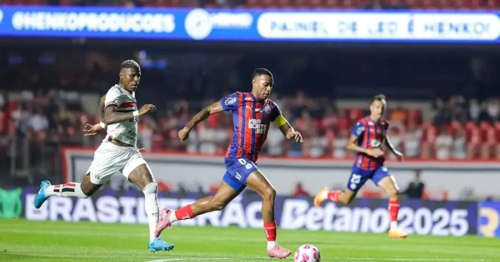 Bahia é derrotado pelo São Paulo e se afasta do G4