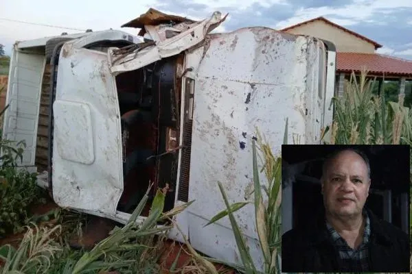 Diretor de hospital morre após capotar caminhonete em estrada rural de Irecê