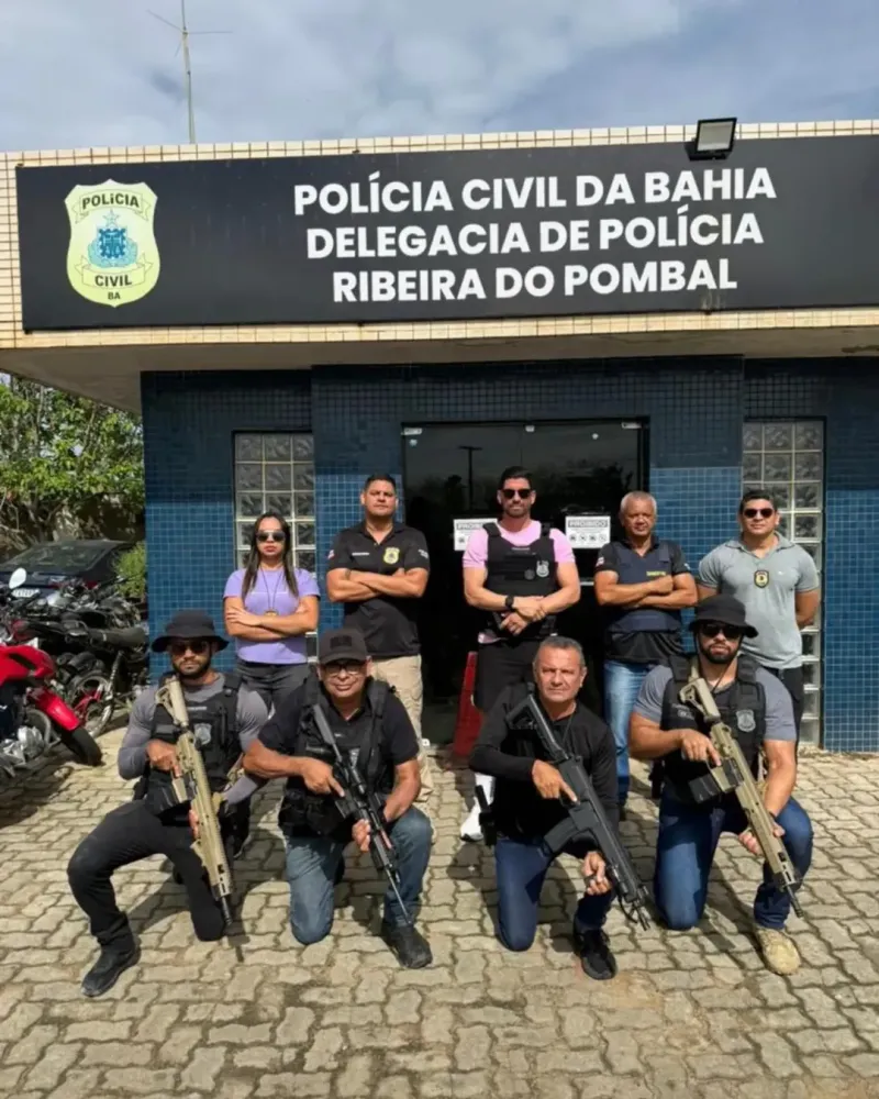 Líder de facção criminosa foragido por homicídios é preso em Ribeira do Pombal após trabalho de inteligência