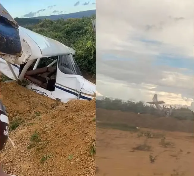 Avião faz pouso forçado em Guanambi e deixa irmão de deputado federal e piloto feridos