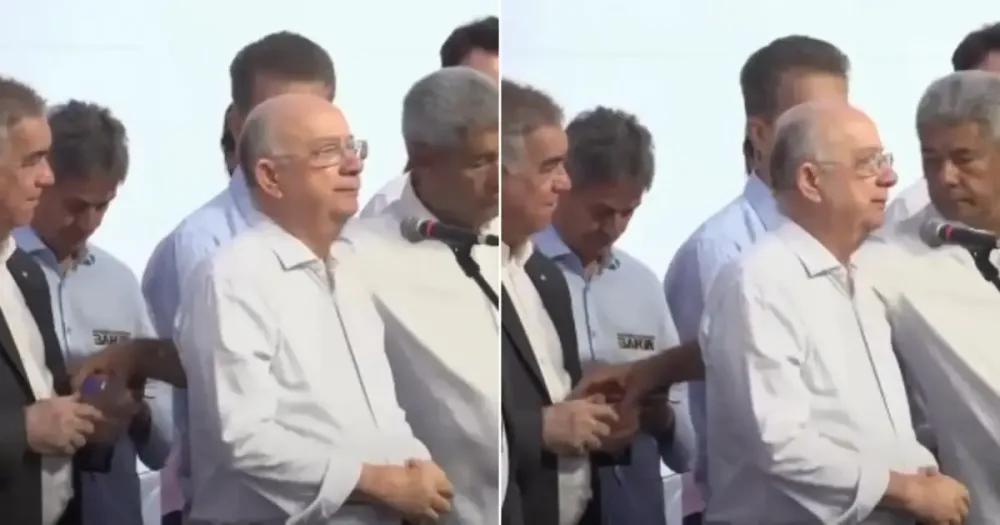 Jerônimo chama atenção de Zé Neto durante evento em Feira de Santana